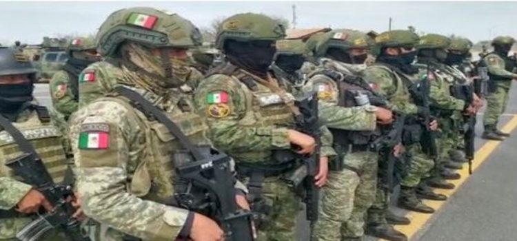 Movilizan 200 efectivos del ejército de México