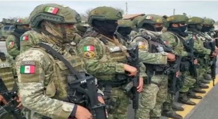 Movilizan 200 efectivos del ejército de México