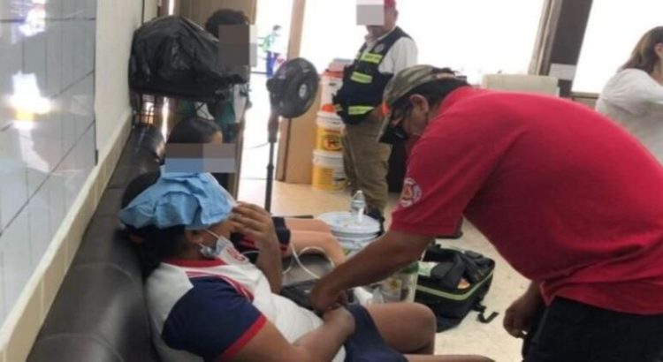 Alumnos y un maestro de primaria con golpe de calor en Tamaulipas