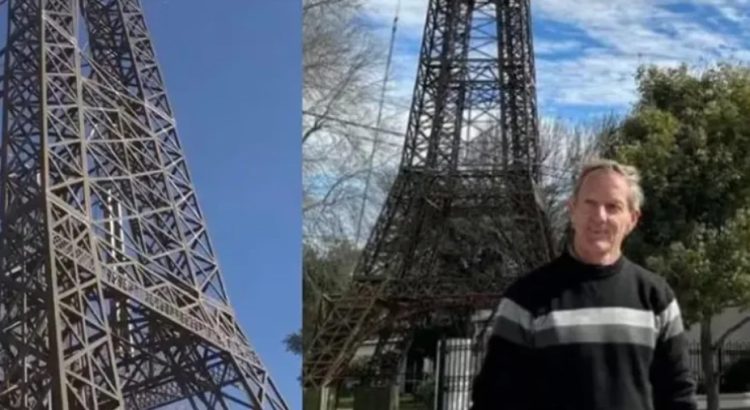Construye una réplica de la Torre Eiffel