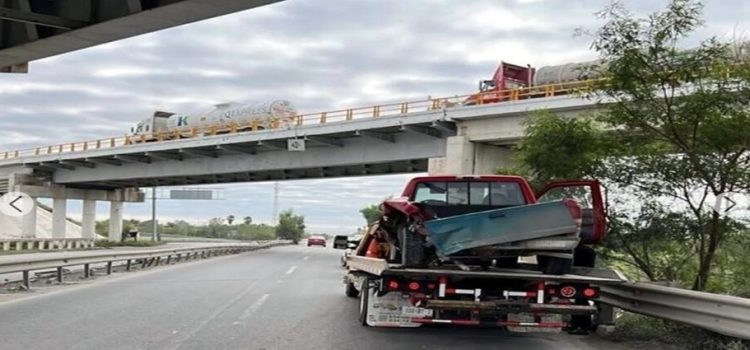 Reportan bloqueo en el municipio de Río Bravo