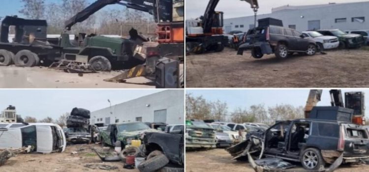 En destruccion 26 autos “monstruos” en Tamaulipas