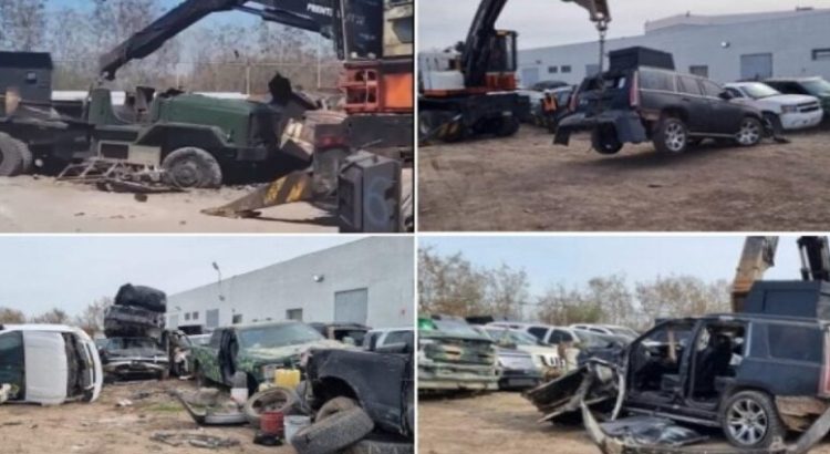 En destruccion 26 autos “monstruos” en Tamaulipas