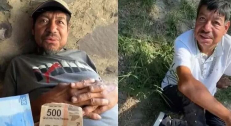 [VIDEO] Influencer regaló 100 mil pesos a indigente… y en 2 días se lo gastó en alcohol y mujeres