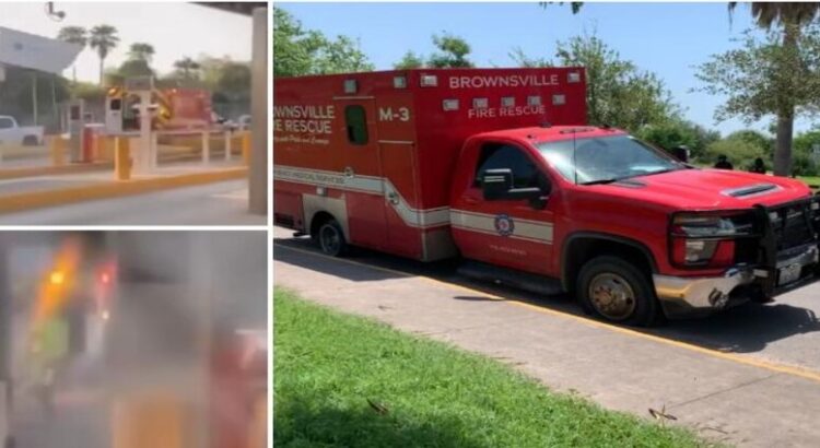 Es robada una ambulancia en EU y termina abandonada en Matamoros, Tamaulipas