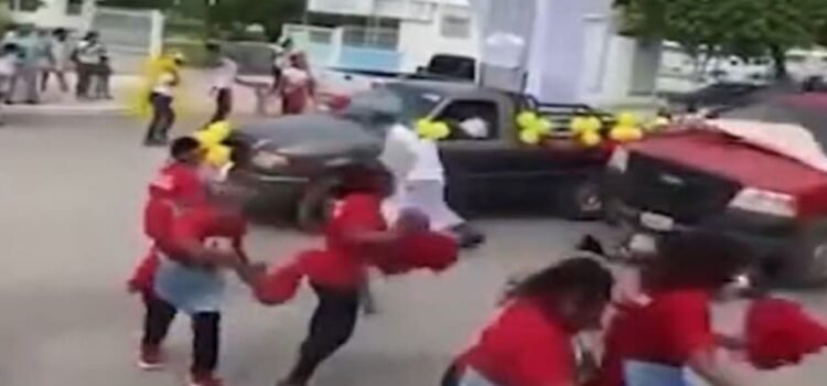 Una camioneta se quedó sin frenos y atropelló a unos peregrinos en Tamaulipas