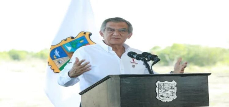 El Gobernador Américo Villarreal coloca la primera piedra de planta potabilizadora en Tamaulipas