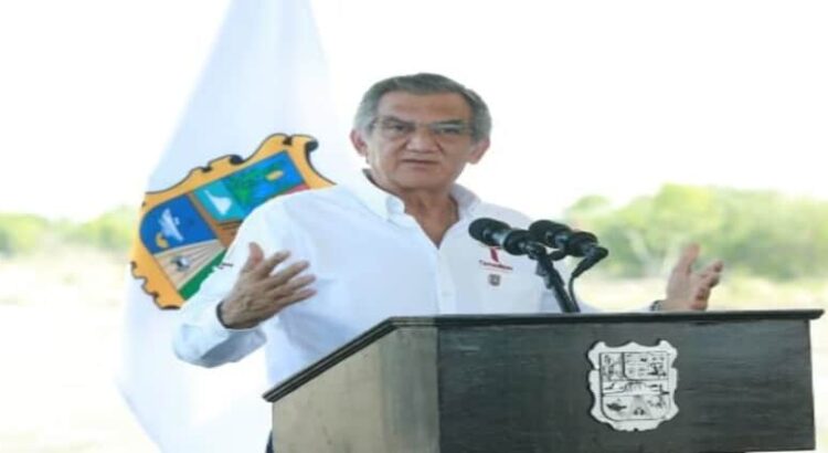 El Gobernador Américo Villarreal coloca la primera piedra de planta potabilizadora en Tamaulipas