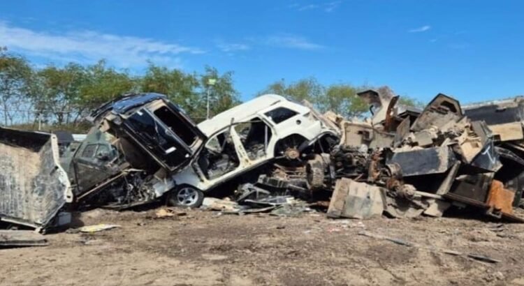 La FGR destruye 30 vehículos tipo ‘monstruo’ en el estado de Tamaulipas