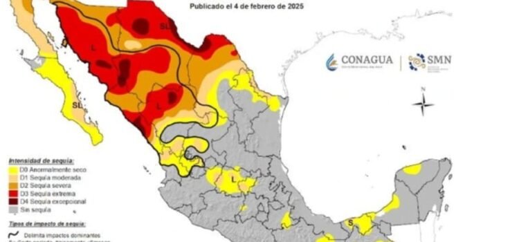 Sequía en México sigue avanzando