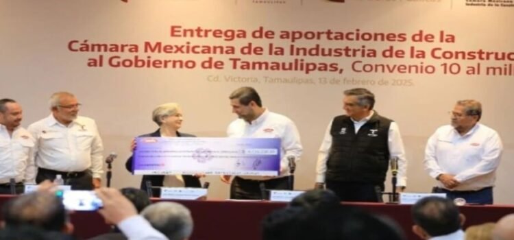 El estado de Tamaulipas recibe donativo por 16.5 mdp de CMIC