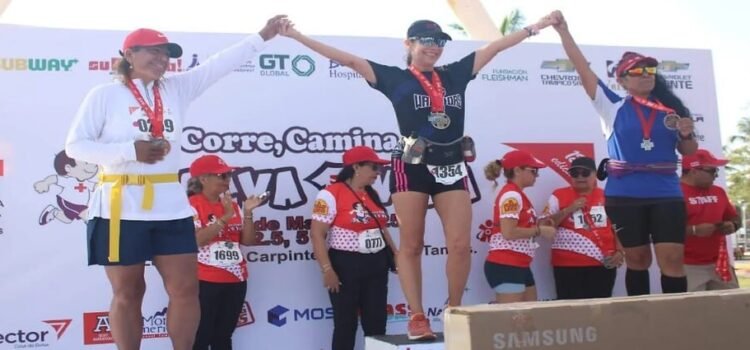 La carrera de la Cruz Roja zona sur del estado de Tamaulipas
