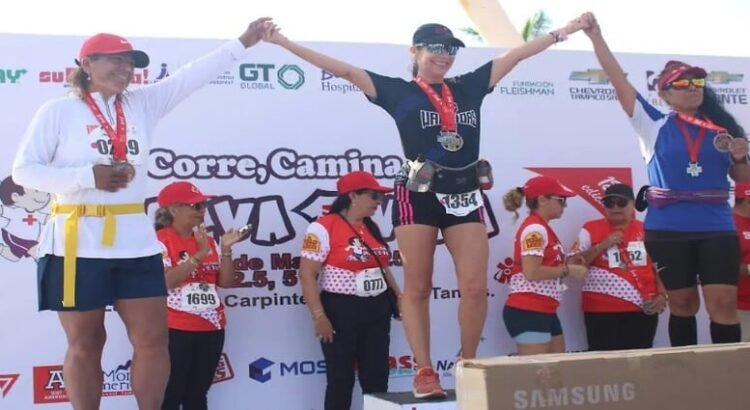 La carrera de la Cruz Roja zona sur del estado de Tamaulipas