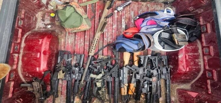 Elementos de Infantería de la Armada de México captura a 11 sujetos en el estado de Tamaulipas
