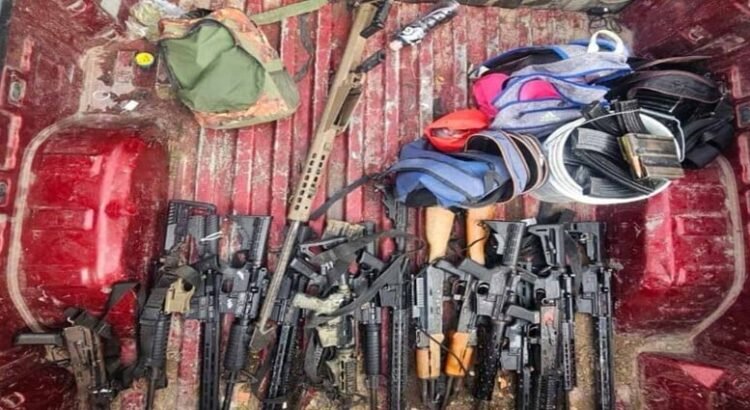 Elementos de Infantería de la Armada de México captura a 11 sujetos en el estado de Tamaulipas