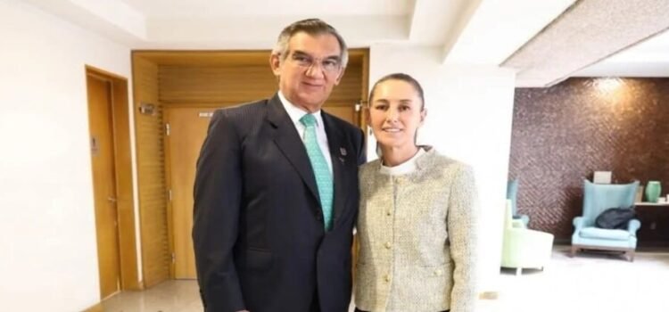 El gobernador de Tamaulipas da el apoyo total a la presidenta Claudia Sheinbaum