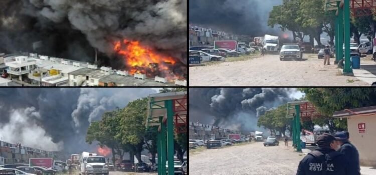 El incendio de Altamira, Tamaulipas, continúa fuera de control y afecta a varias viviendas