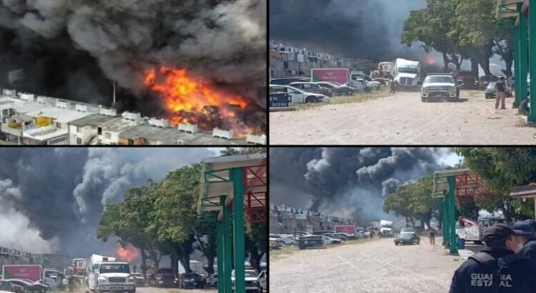 El incendio de Altamira, Tamaulipas, continúa fuera de control y afecta a varias viviendas