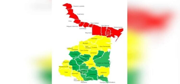 Se actualizan los colores del Semáforo del Agua en Tamaulipas para el mes de abril con 18 municipios en rojo