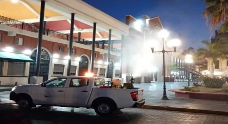 El estado de Tamaulipas fumiga los lugares públicos para prevenir dengue, sarampión y tosferina