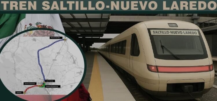 El tren de Saltillo–Nuevo Laredo facilitará traslado de 18 mil trabajadores diarios