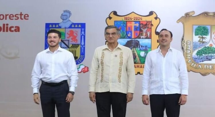 Los gobernadores de los estados de Coahuila, Tamaulipas y NL acuerdan acciones contra la delincuencia