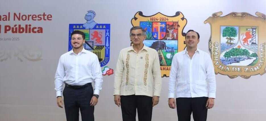 Los gobernadores de los estados de Coahuila, Tamaulipas y NL acuerdan acciones contra la delincuencia