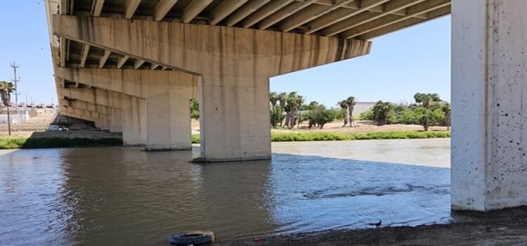 En Nuevo Laredo la sequía del río Bravo esta con nivel crítico con 27 cm de profundidad