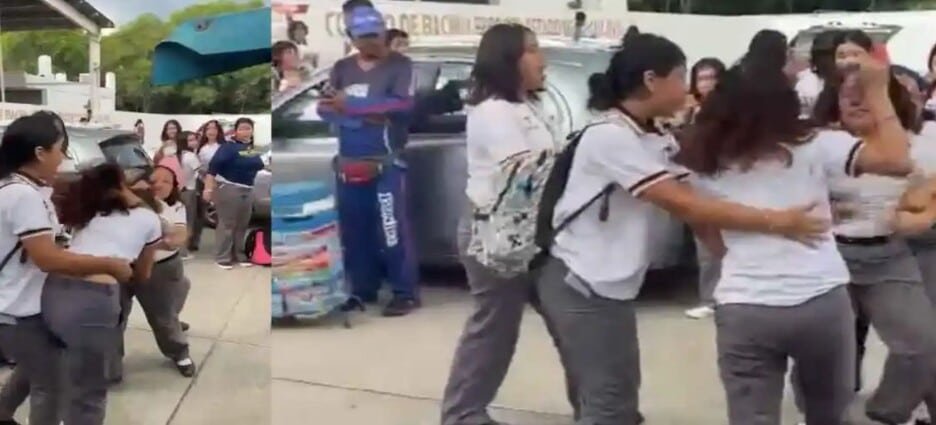 Las peleas que hacen afuera de las escuelas activan protocolo de seguridad en Tamaulipas