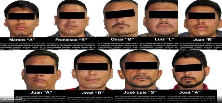 Se vinculan a proceso a nueve integrantes del Cártel del Golfo en Tamaulipas