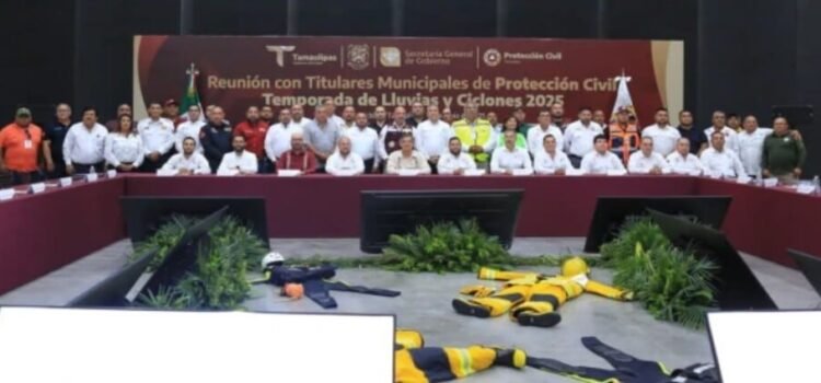 El gobernador instruye a Protección Civil a reforzar la coordinación ante las intensas lluvias en el estado de Tamaulipas
