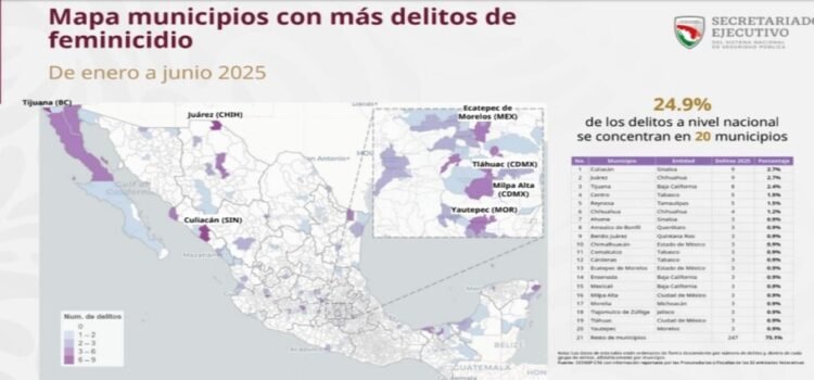 El estado de Tamaulipas, cierra con el sexto lugar en feminicidios en la mitad del 2025