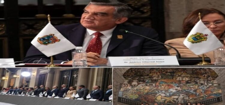 El gobernador Américo Villarreal pide a Consejo Nacional de Seguridad atacar extorsiones