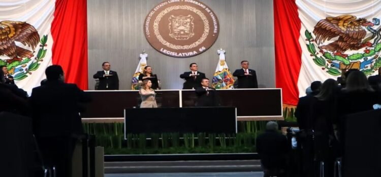 El gobernador Américo Villarreal encabeza la toma de protesta del nuevo Poder Judicial de Tamaulipas