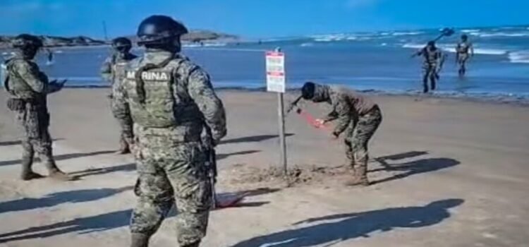 La Secretaría de Relaciones Exteriores y Semar anunciaron el retiro de letreros de restricción de acceso a playa de Tamaulipas