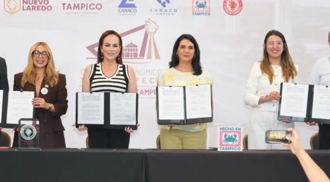 Impulsan alianza entre Nuevo Laredo y Tampico para fortalecer desarrollo económico